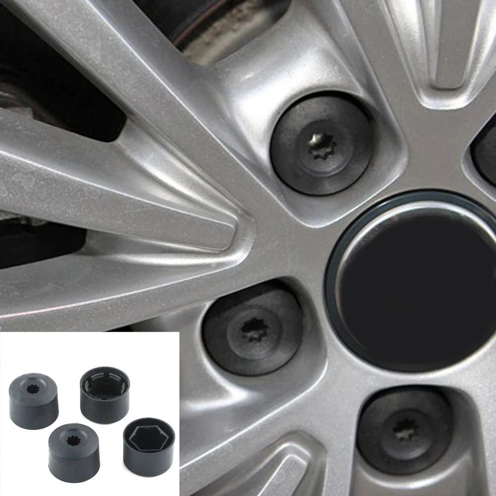 Car Wheel Nut Screw Cover Caps + Tool 20Pcs 17mm For Volkswagen VW Polo Passat B5 B6 CC Golf Jetta Mk6 Tiguan wheel nut caps,wheel nut covers,bolt nut covers