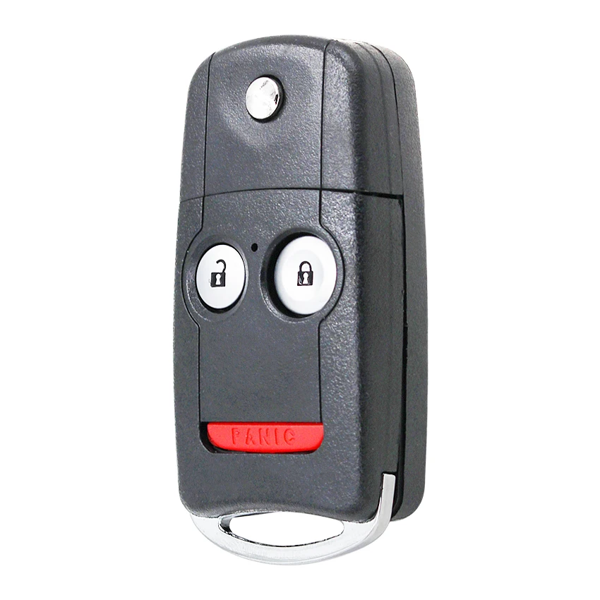 2+ 1 кнопки заменить Пустой складной корпус дистанционного ключа Fob для Acura TL TSX MDX RDX ZDX с кнопкой Pad и логотипом