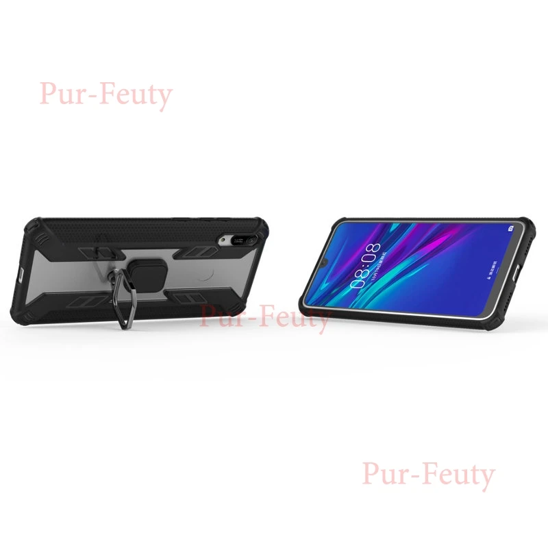 Чехол для huawei dupro DUB L22 LX2 Силиконовый Броня бампер ударопрочный металлический кольцо сверхмощный защитный чехол для huawei Enjoy 9