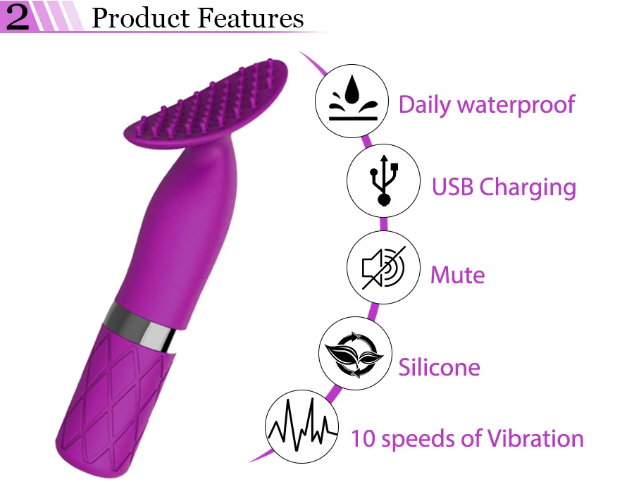 10 Speeds Vibrator Sex Toys for Woman