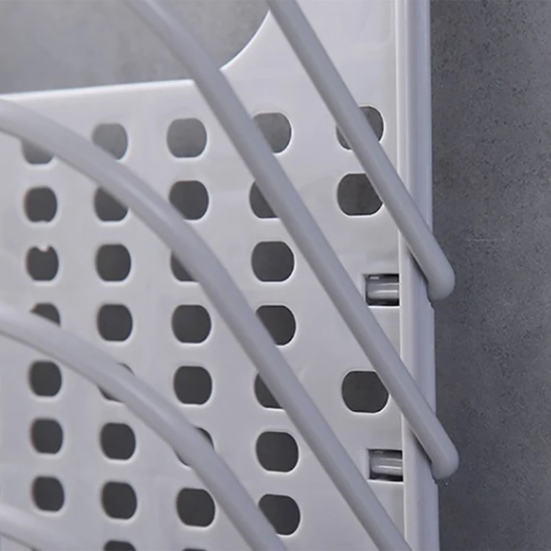 Foldable Laundry Basket for Dirty Clothes Traceless Hook Toys Bag Wall-mounted Organizer Bathroom Basket Items Storage at Home