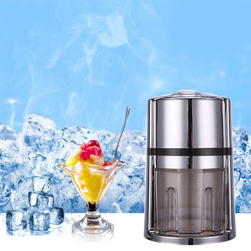 Manual Home Manual Machine Ice Machine Stainless Steel Tea Shop Commercial Sand Ice Machine and Razor