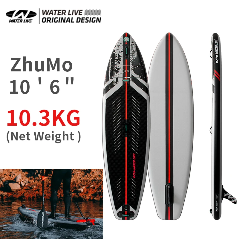 Waterlive 10'6'' Sapboard Gonfiabile Stand Up Paddle Sup Board Fun Water Sap Board Gonfiabile Funwater Wakeboard Con Paddle Set