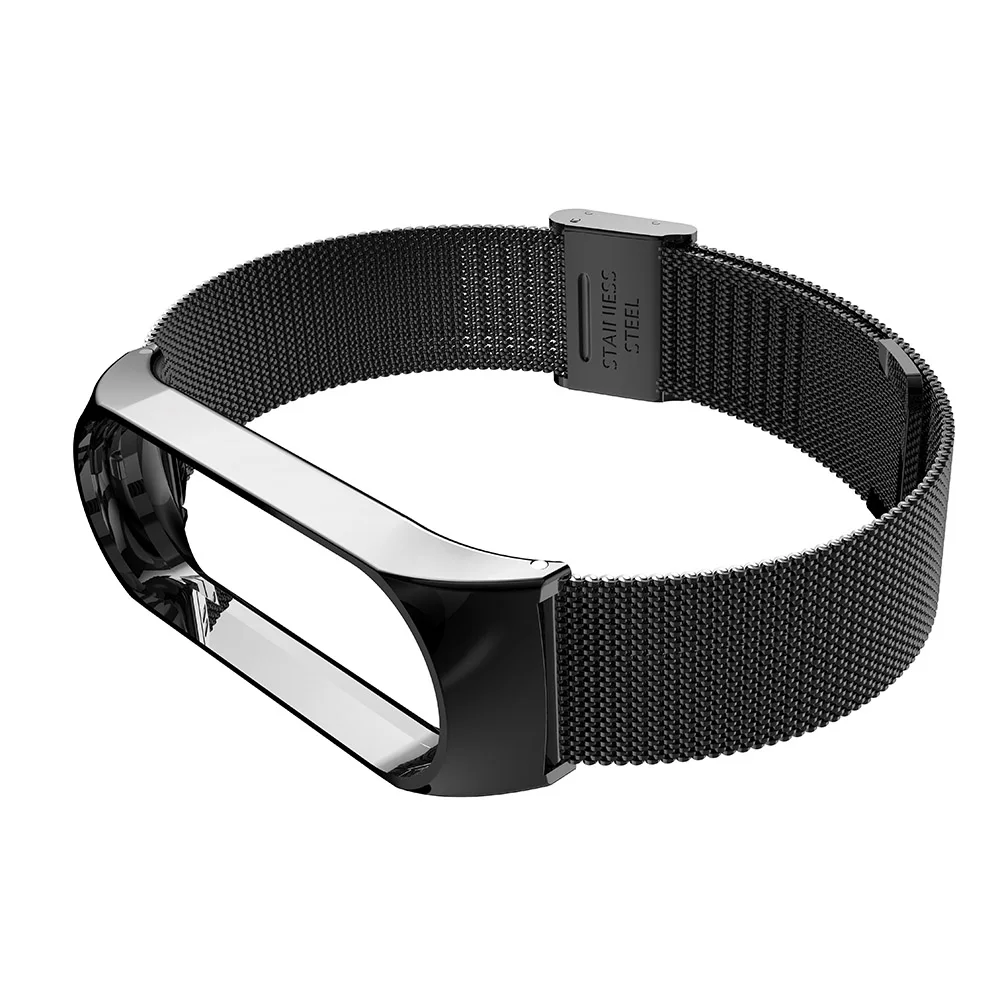 Металлический ремешок для Mi Band 4 и 3 из нержавеющей стали 4|Смарт-аксессуары| |