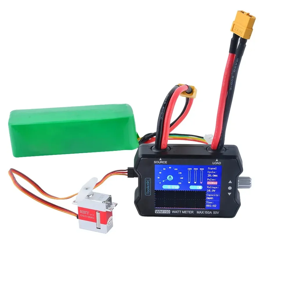 Анализатор мощности с ЖК дисплеем ToolkitRC WM150 150 А 50 в|Наборы аксессуаров для дронов|