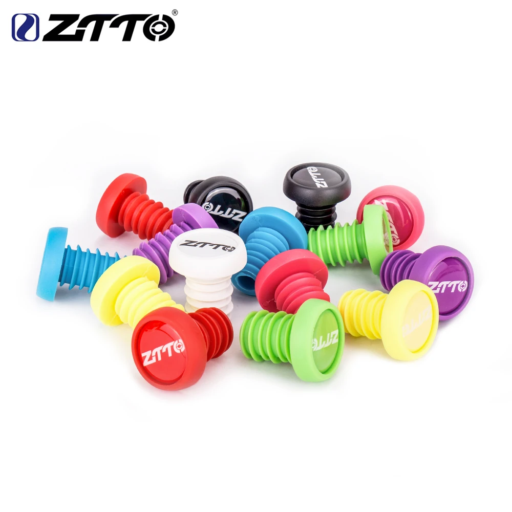 ZTTO Tapones Gel de sílice para manillar de bicicleta de montaña, tapones para manillar, PVC|Mangos de bicicleta| -