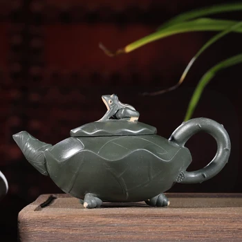 

Authentic yixing recommended undressed ore old mud frog lotus pond moonlight lotus leaf