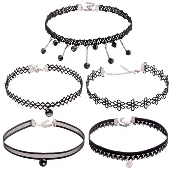 

Neck Necklace Female necklace fashion simple black rope sexy short necklace