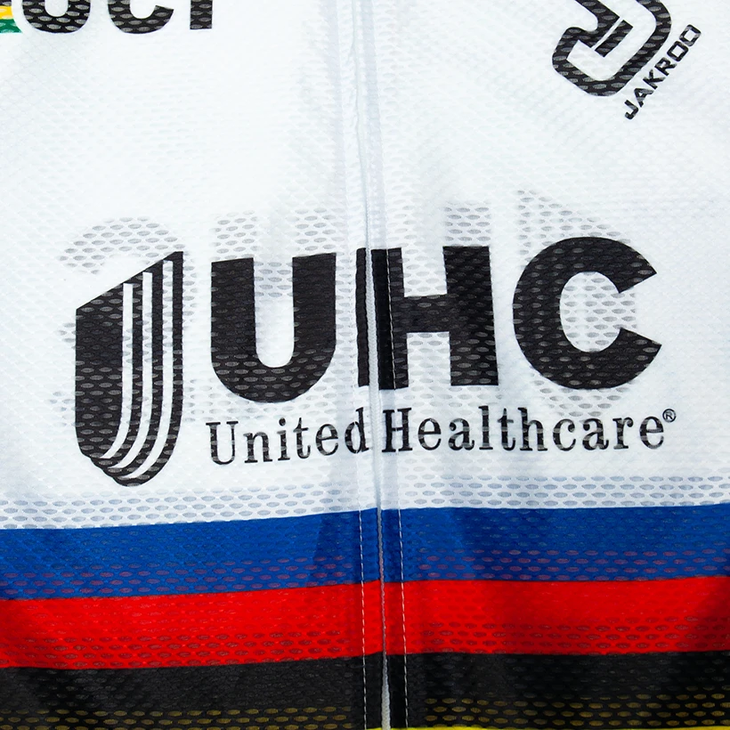 Новинка, белая веломайка UHC для велосипедной команды, 20D, велосипедные штаны, костюм, мужские летние быстросохнущие профессиональные велосипедные рубашки, одежда Maillot Culotte