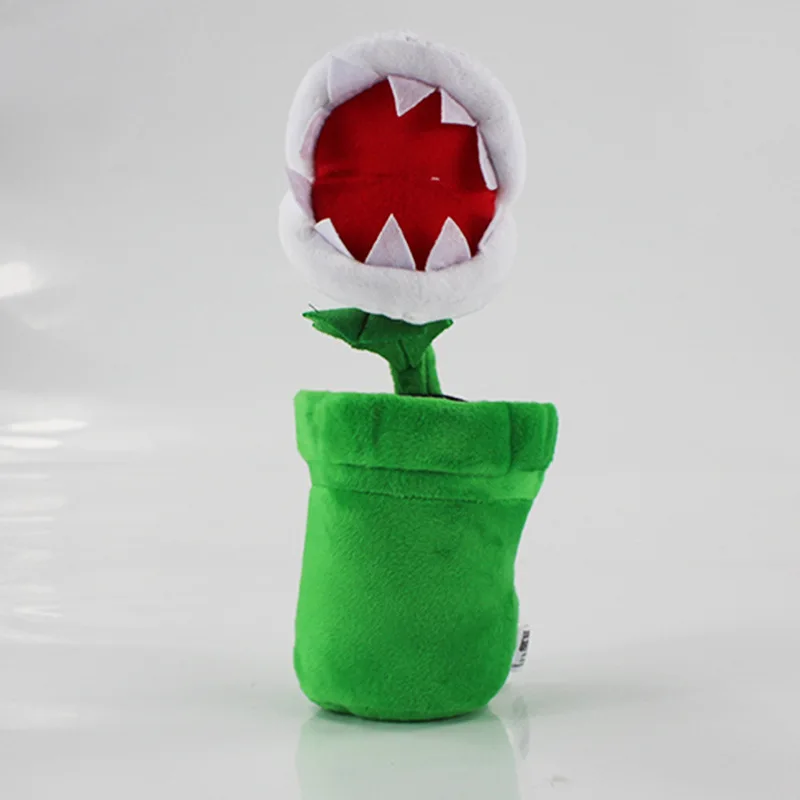 Новые Super Mario Bros. Плюшевая кукла мягкая игрушка Пиранья завод " 25 см игрушки для детей