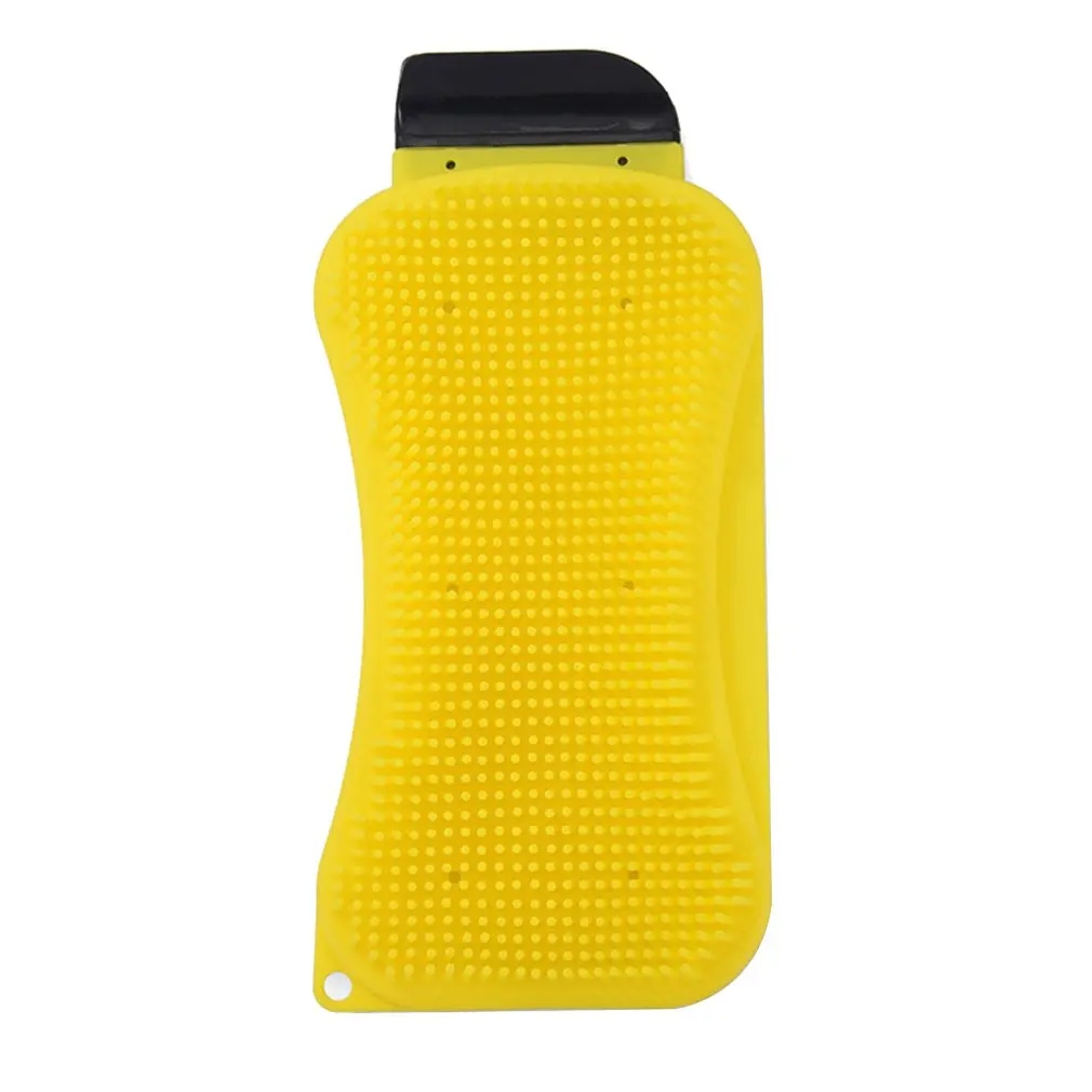 

Three-In-One Silicone Cleaning Brush Multifunctional Sponge Hero Brush Spade Rubber Creative Kitchen Tools