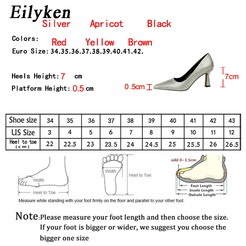 Eilyken/Новинка; модные туфли-лодочки с острым носком; женские туфли на высоком каблуке из искусственной кожи под змеиную кожу; Летние пикантные вечерние туфли на шпильке