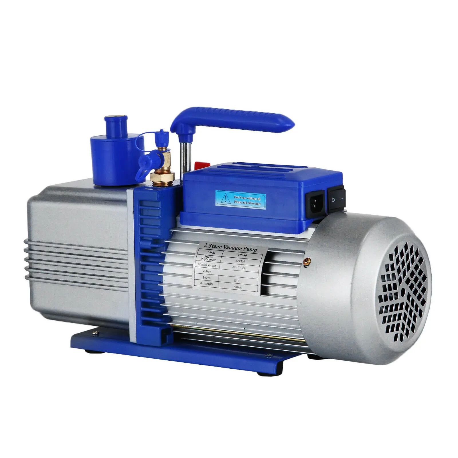 10 CFM 2 Stages Vacuum Pump HVAC Fiberglass infusion Forming Printing