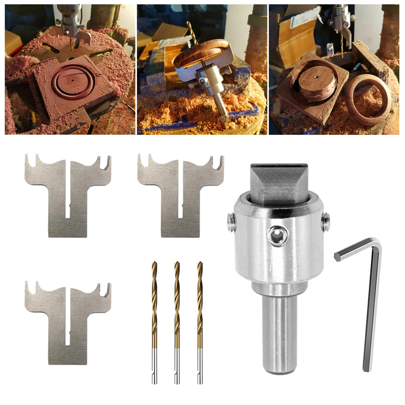 Circular Saw Guide Wooden Bead Maker Beads Drill Bit Joinery Bits