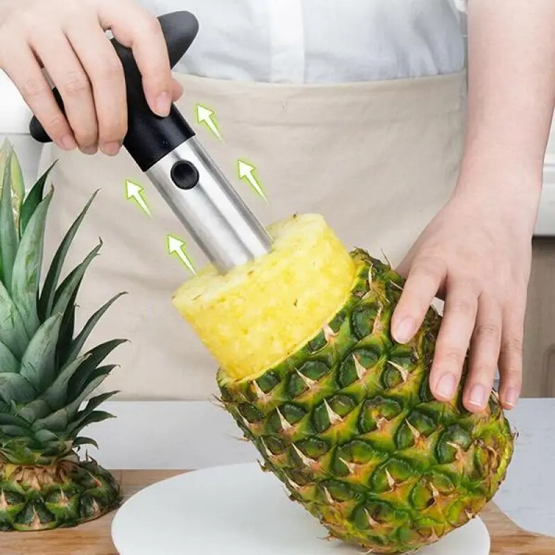 Éplucheur à ananas en acier inoxydable, coupe-fruits facile, outil de  coupe, cuisine à domicile, accessoires