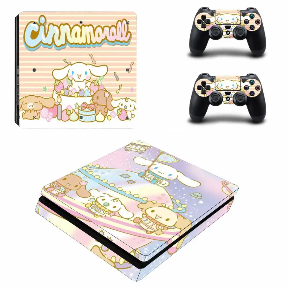 PS4 Slim Cinnamoroll наклейка s PS 4 Play station 4 Slim Skin Наклейка Pegatinas для playstation 4 Slim консоль и контроллер