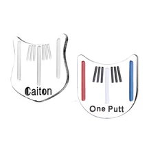 2 шт. подкладка для гольфа выравнивание мяч маркер с магнит, заколка на шляпу гольфистов подарок