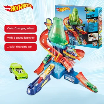 

Hot Wheels Changing Color Car Science Laboratory Track Children's Car Toys Track Car Boys Toys CCP76