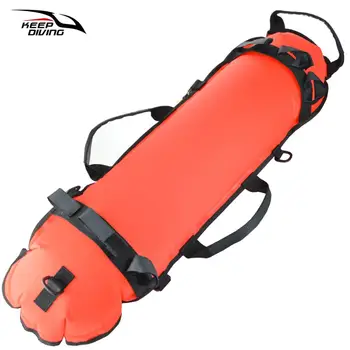 

HiMISS Spearfishing Buoy Scuba Diving Inflation Buoy Signal Float Ball + Diving Flag Freediving Gear Equipment FB-8520