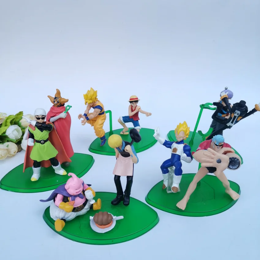 10 шт./компл. разных Figuras Dragon Ball Одна деталь Мультфильм фигурки 10 см игрушки подарок украшения Аниме украшения