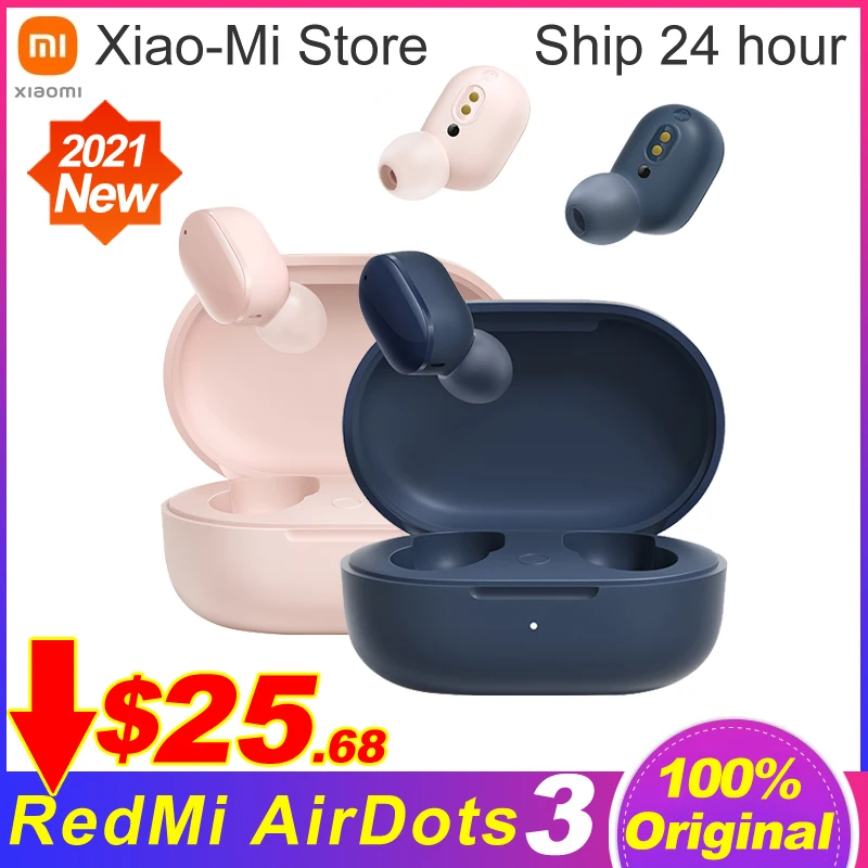 Беспроводные наушники Xiaomi Redmi AirDots 3 Pro Mi Bluetooth 5 2 чип Qualcomm сенсорное управление Apt-X