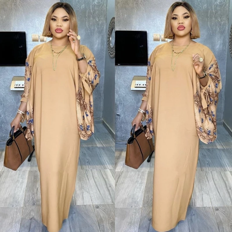 

African Dresses For Women Dashiki Long Maxi Dress 2020 Summer Plus Size Dress Ladies Traditional African Clothing Fairy Dress