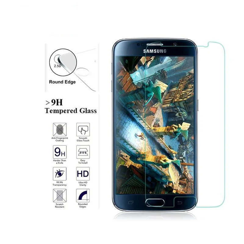 Закаленное стекло для Samsung Galaxy S3 S4 S5 mini S6 J1 Ace Neo Duos J2 J3 J5 J7 PRO 2016 note 2 3 4 5 защитная