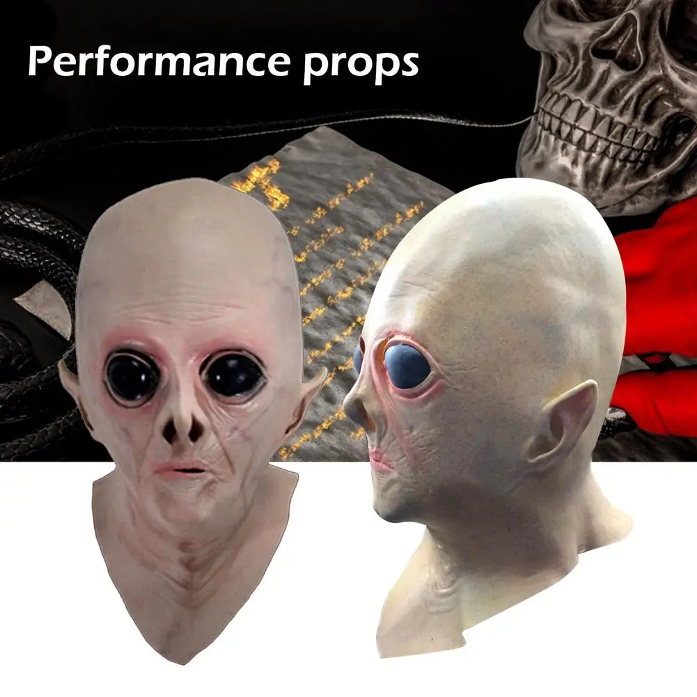 

Halloween Mask Alien Headgear UFO Headgear Sci-Fi Movie Theme Mask Cos Horror Ghost Mask Tricky