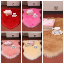 Sholisa ворсистый ковер для пола из искусственного меха овчины 6 см ворс Пушистый Ковер для гостиной спальни домашний декор 60*90 см