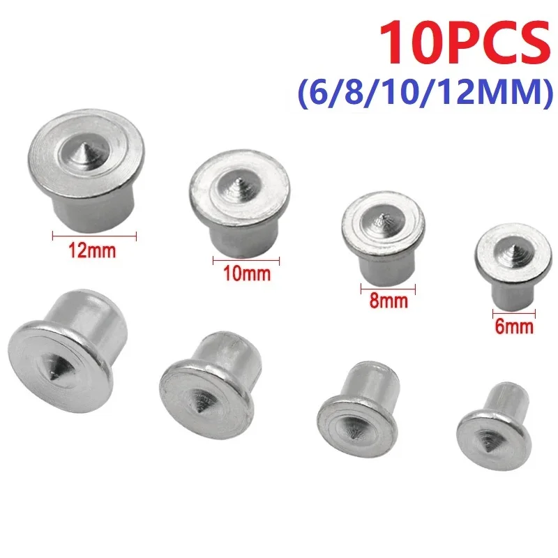 Dowel Centre Point Pins 6/8/10/12mm Wood Timber Marker Hole Tenon Center cylindrical locating dowel pin wooden dowel pins 10Pcs