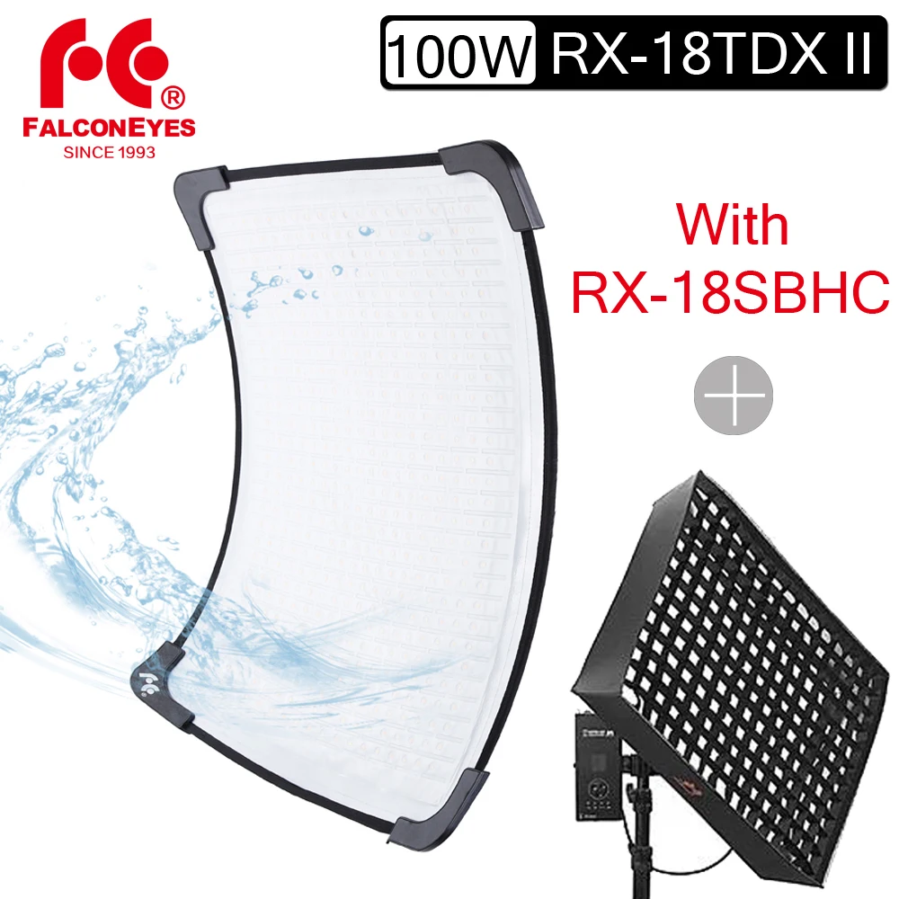 FalconEyes RX 18TDX II 100W водонепроницаемый рулон гибкий двухцветный СВЕТОДИОДНЫЙ