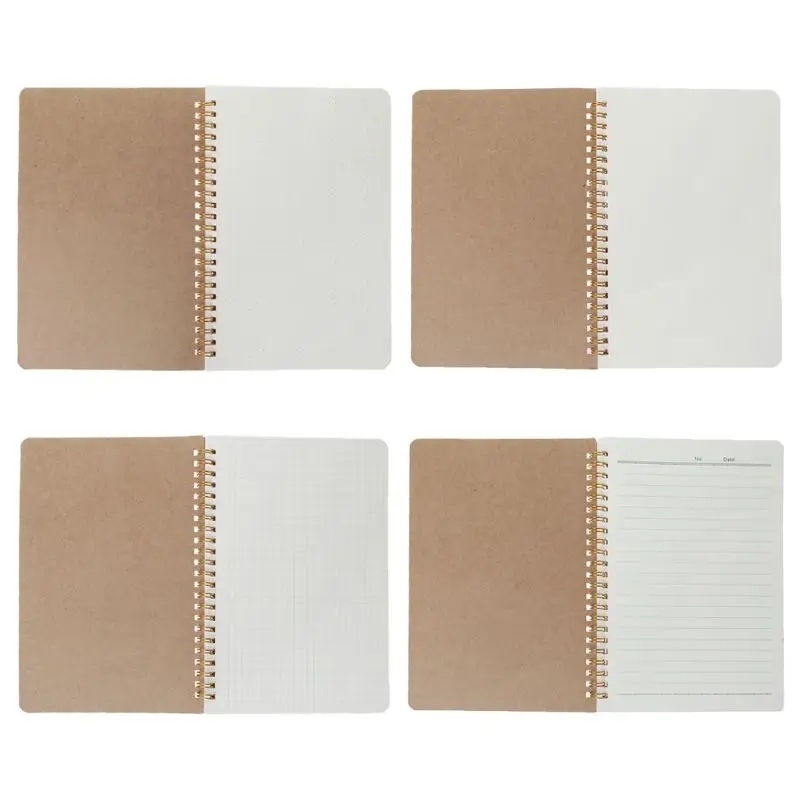A5 Bullet Notebook Kraft Dot Grid Time Management Blank Book Spiral Journal Weekly Planner School Office Supplies A5 Bullet Notebook Kraft Dot Grid Time Management Blank Book Spiral Journal Weekly Planner School Office Supplies