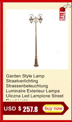 Lampadaire Farola Eclairage Lampioni Da Esterno Tuinlamp Квадратный светодиодный светильник Exterieur уличный дорожный светильник