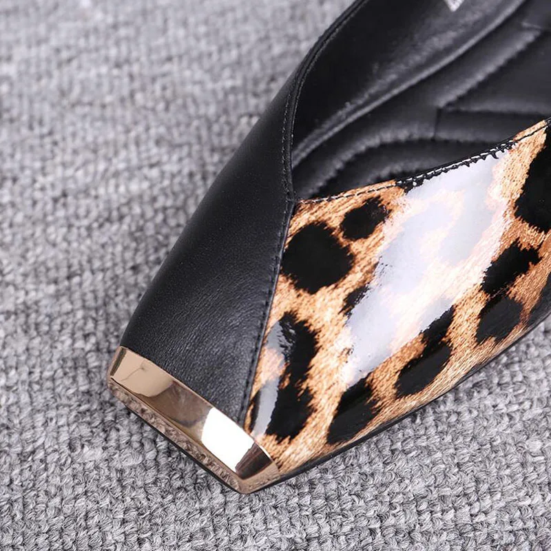 Женские туфли в римском стиле дышащие без каблука с квадратным носком мягкая