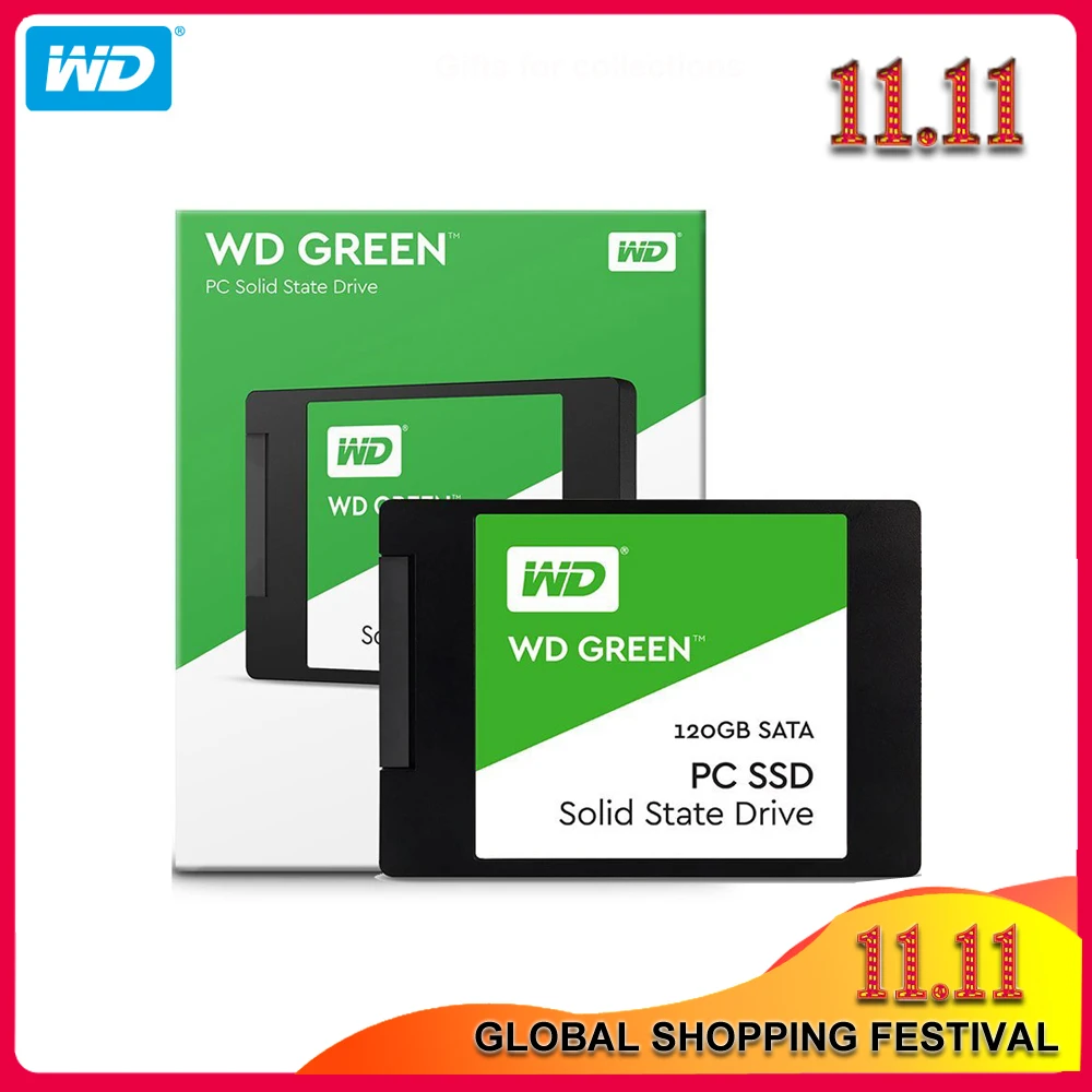 100% Оригинальный Western Digital SSD 120 ГБ 240 твердотельный накопитель Жесткий диск 480 TLC 2 5