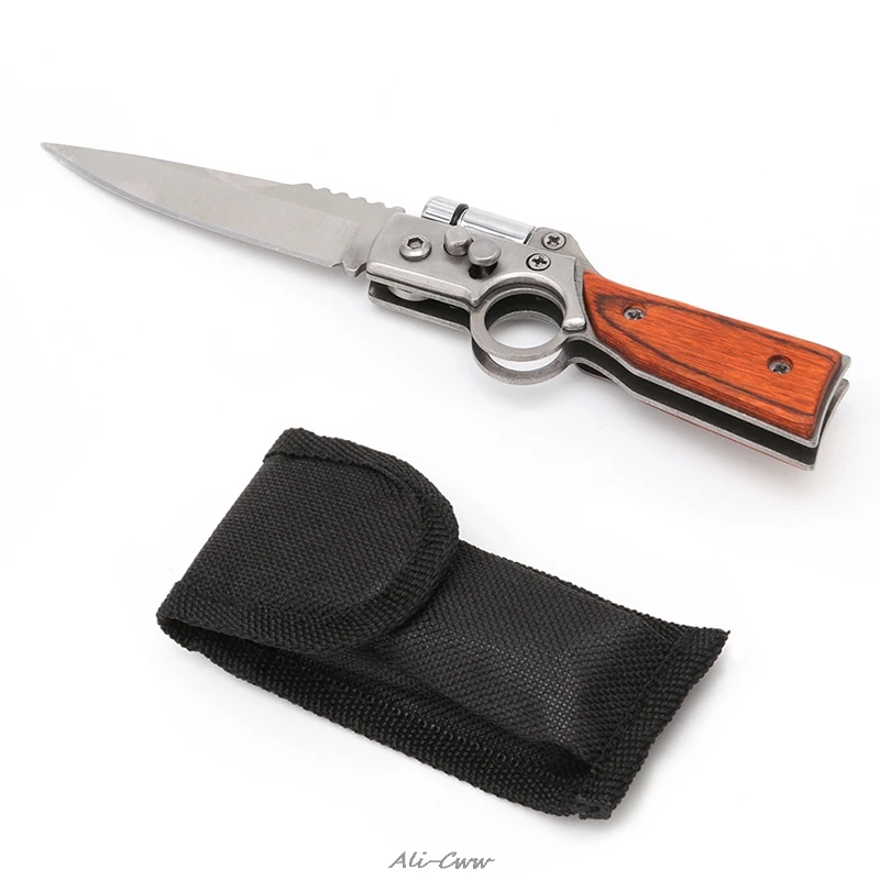 

Tactical Folding Blade Knife Survival Hunting Camping Pocket Knife With LED New