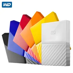 WD My Passport внешний жесткий диск HDD 1 ТБ 2 ТБ 4 ТБ портативный 2,5 "HDD 2,5 USB 3,0 256 AES шифрование жесткого диска HD устройство для хранения