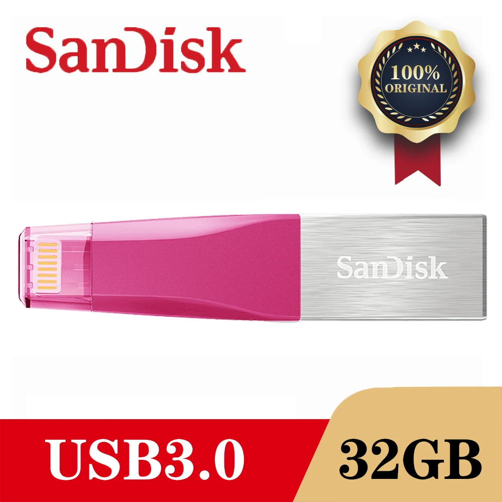 SanDisk X40N USB 3 0 OTG флеш накопитель 128 Гб 64 ГБ 32 16 Флешка для ПК/Iphone 2в1|USB флэш-накопители|