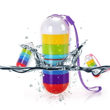 

Portable Pill Box Medicine Organizer Capsule Molding Design Colorful Compartments Multifunctional Weekly Health Care