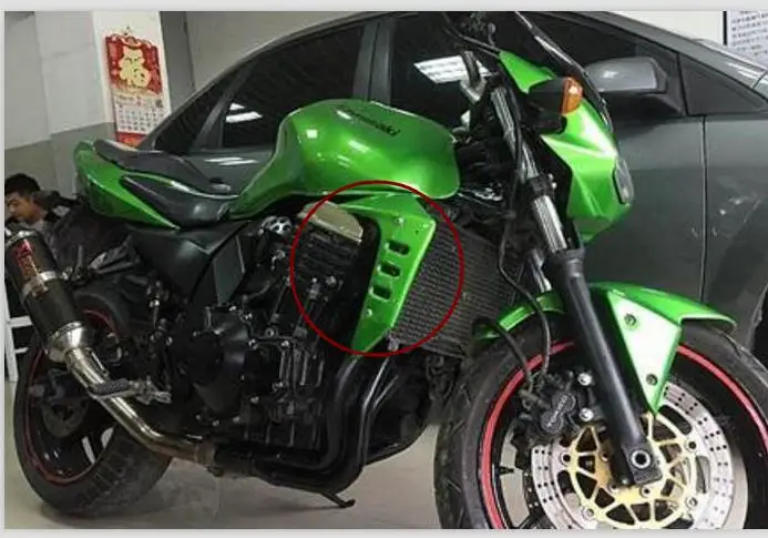 A Pair Motorcycle Fairing Kits For kawaski Z750 2004 2005 2006 2007 side cover ABS Plastic compression Good