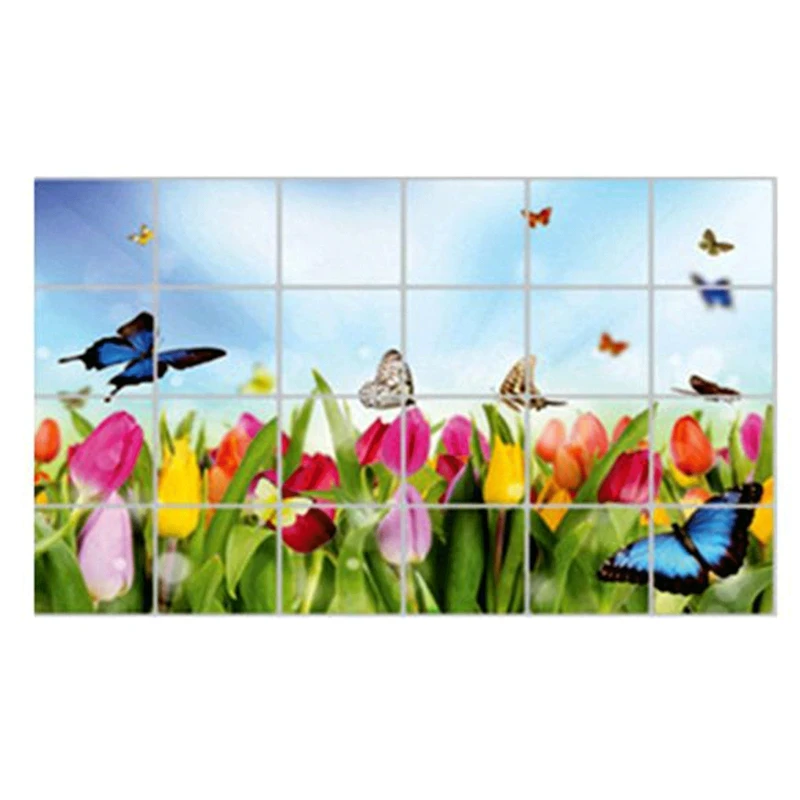 Home Decoration Accessories Waterproof Wall Decal Tiled Kitchen Bathroom TL-929 | Дом и сад