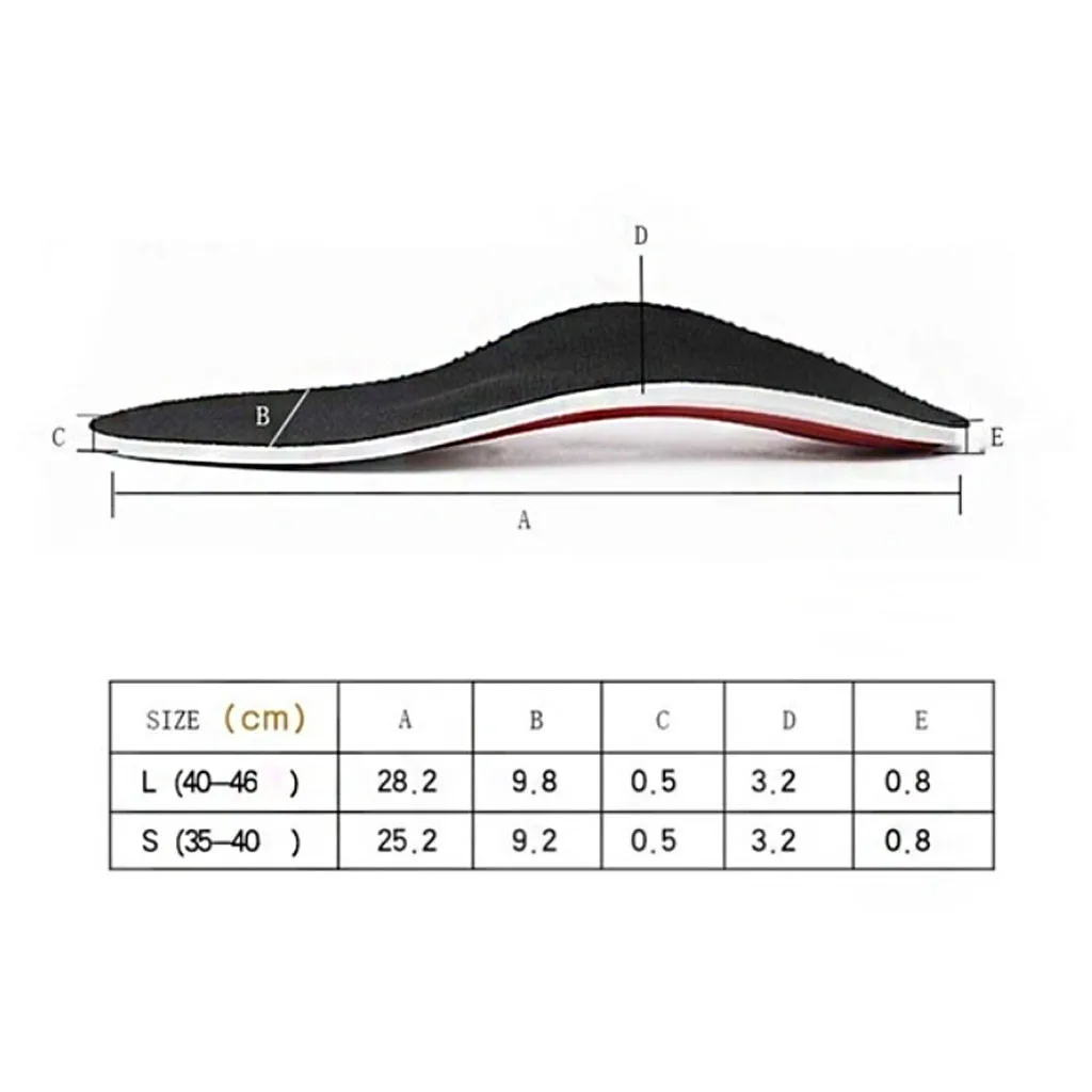 Orthopedic Insole Arch Support Flat Feet Inserts Foot Care for Plantar Fasciitis Shoe Pad Orthopedic Foot Insert Insole Pads
