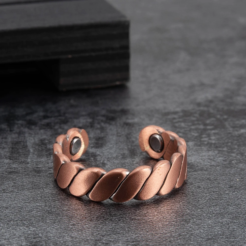 Copper ring, copper magnetic ring, one size - DEMI+CO - DEMI+CO Jewellery