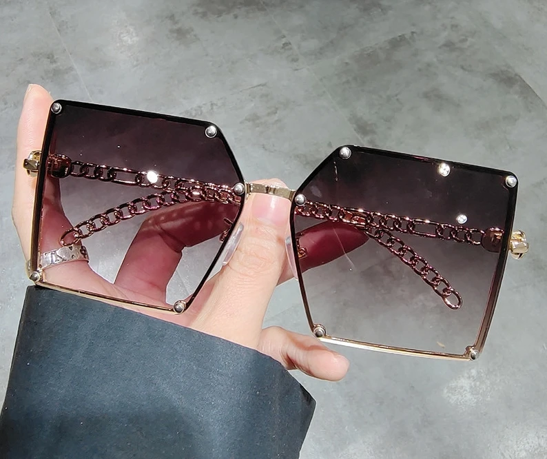 chanel vintage rhinestone sunglasses women