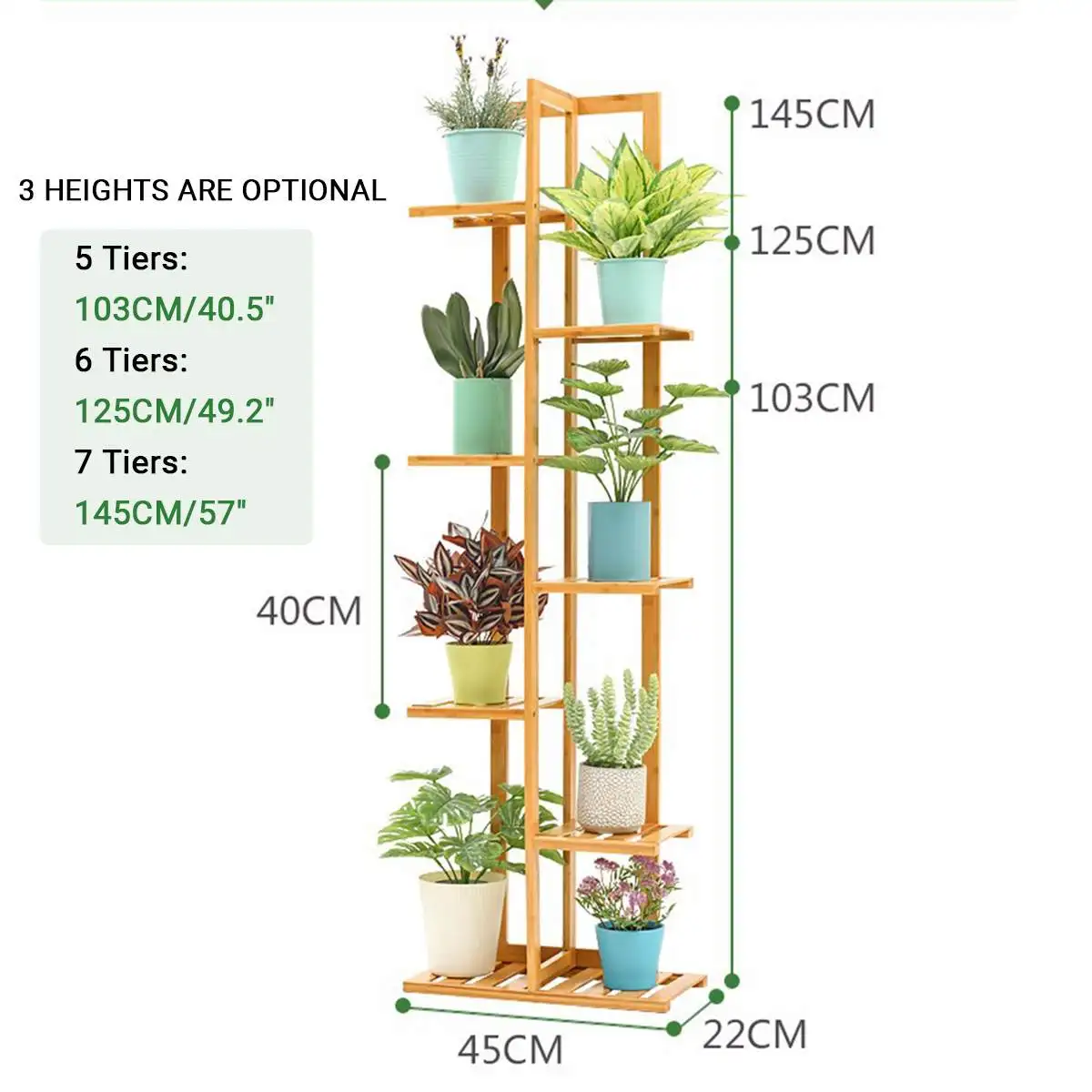 Flower Shelf Multi-layer Indoor Home Balcony Decoration Rack Wooden Living Room Simple Flower Pot Multilayer Rack House Display