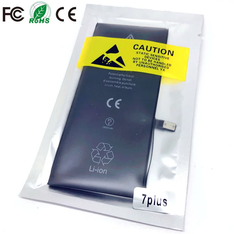 

7plus new 0 cycle seal oem high capacity mobile phone battery pack for apple iphone 7 plus iphone 7plus iphone7plus bateria lot