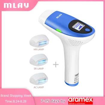 

MLAY IPL Laser Epilator Laser Hair Removal Device with 1500000 Shots Home Use Permanent Depilador for Women Laser Hair Removal