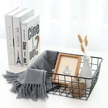 

Iron Wire Storage Basket Organizer Bath/Kitchen/Laundry Rooms Multi-Purposes Kitchen Accessories Utensils Kitchen Tools C1213