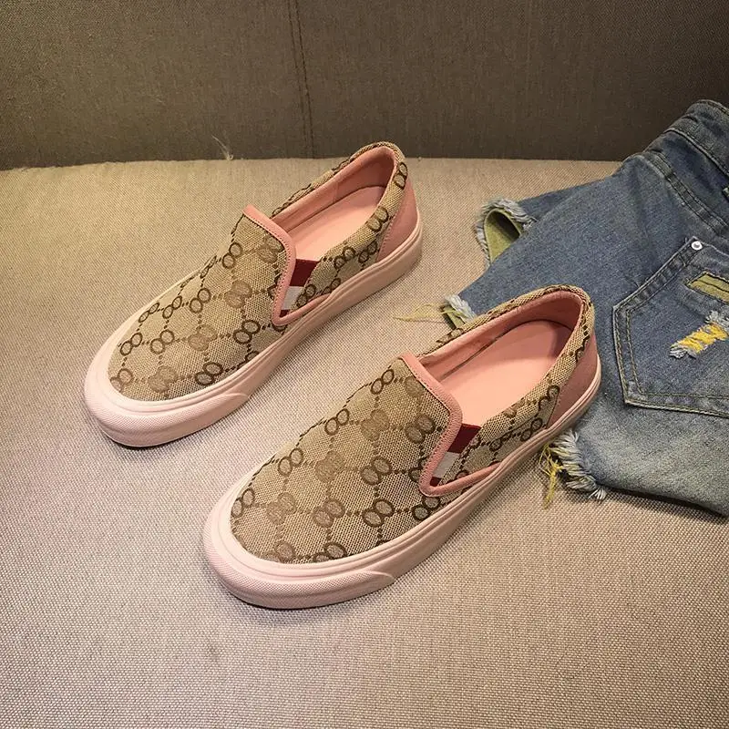 

European goods loafers England 2020 new soft leather flat sole shoes a breathable canvas loafers 41 size