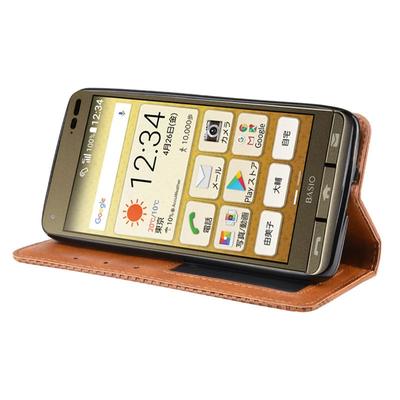Для Kyocera Basio 3 KYV43 чехол Роскошный PU кожаный, в виде бумажника, магнитный адсорбционный чехол для Kyocera Basio3 телефон сумки защитные чехлы